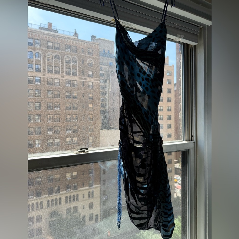 Handmade Sheer Patterned Dress